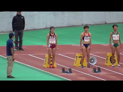 2017年度_近畿高校ユース陸上_1年女子100m決勝（+3.7）