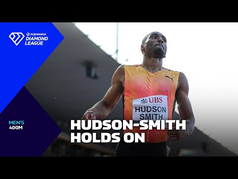 Matthew Hudson-Smith holds off Muzala Samukonga in Lausanne 400m - Wanda Diamond League 2024