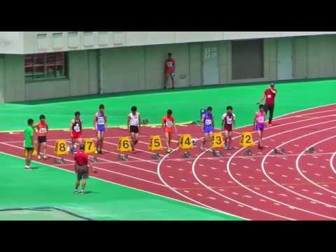 H30年度 学校総合 埼玉県大会 男子100m 予選3組