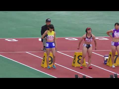 H30　北関東　女子100m　準決勝2組