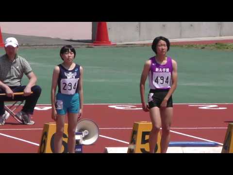 20170519群馬県高校総体陸上女子100m予選12組