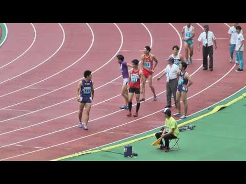 H29　関カレ　十種競技　男子2部100m　1組