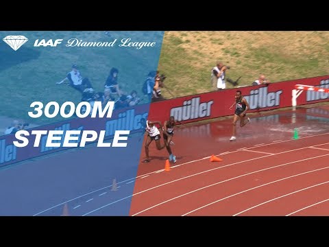 Conseslus Kipruto Wins Men&#039;s 3000m SC After Dramatic Fall - IAAF Diamond League Birmingham 2018