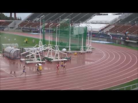 愛媛県高校新人大会2017・女子800m予選1組、1着：藤田真優（八幡浜高）2分23秒77