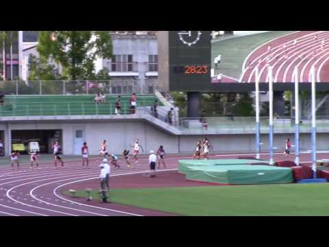 2016 岡山インターハイ陸上 男子4×100mR予選6