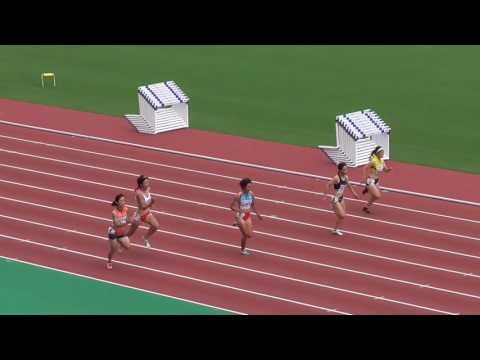第59回東海陸上競技選手権大会　女子100m　予選第3組　2016/8/28