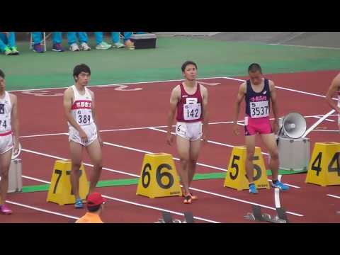 2017京都陸上選手権　男子100m決勝