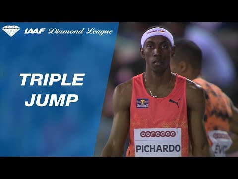 Pedro Pablo Pichardo Wins Men&#039;s Triple Jump - IAAF Diamond League Doha 2018