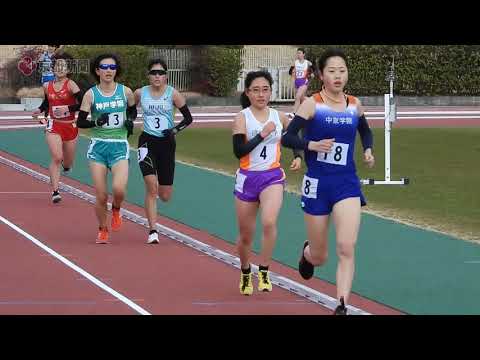 京都　女子駅伝・中長距離競技会　女子5000メートル・2組（2021年1月17日　京都市右京区・たけびしスタジアム京都）