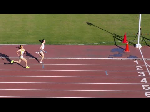 女子4x400mR 予選2組　北関東 R01 共愛学園・伊奈学園総合