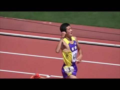 群馬県高校総体陸上2018 男子5000m決勝
