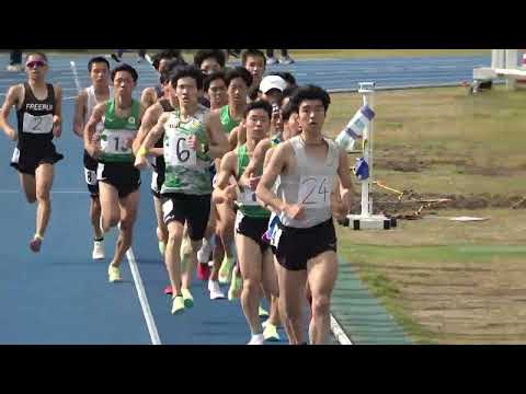 日体大記録会 男子1500m3組 2022.5.7