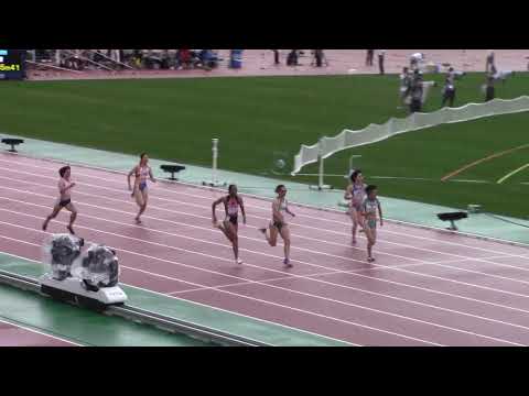 2019 日本選手権陸上 女子200m予選