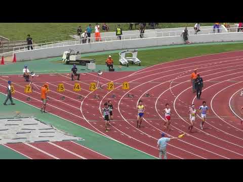 H30　千葉県高校総体　男子100m　準決勝1組