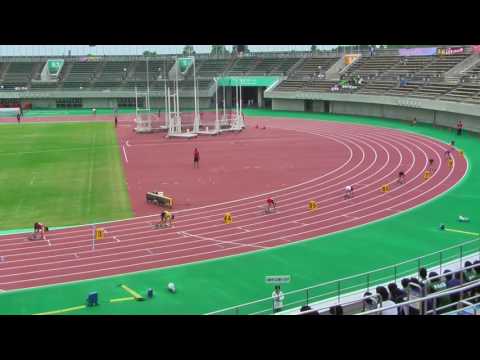 平成29年度 高校総体 埼玉県大会 男子4×100mR 準決勝2組