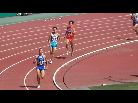 高校歴代３位の落合晃が出場 予選 少年男子800m 鹿児島国体陸上2023
