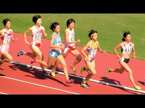 2015ジュニア陸上女子 800ｍ 予選2組 20151017