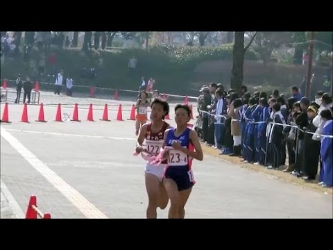 関東中学校駅伝2016 女子2・3・4区ラスト