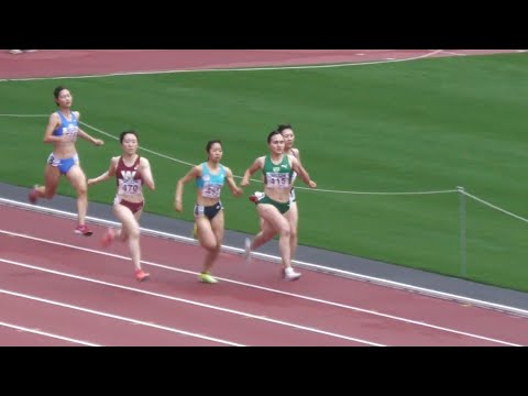 女子１部８００m準決勝２組　関東インカレ2022