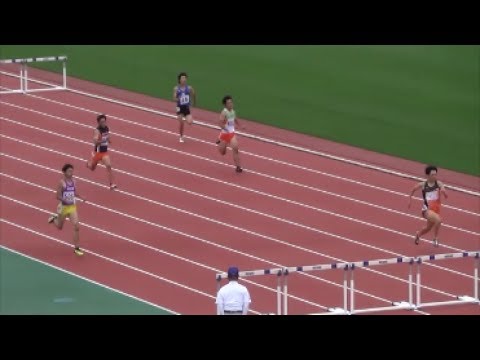 群馬県陸上競技選手権2017 男子400mH決勝