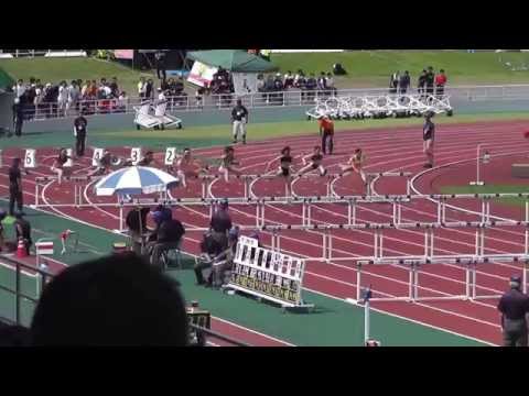 2015近畿ＩＨ陸上　女子100mH決勝