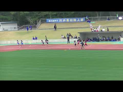 20180318_第3回宮崎県記録会_小学女子4×100mR_1組