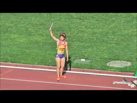 H29　千葉県高校総体　女子4x100mR　決勝