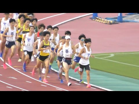 決勝 男子5000m 関東学生新人陸上2024