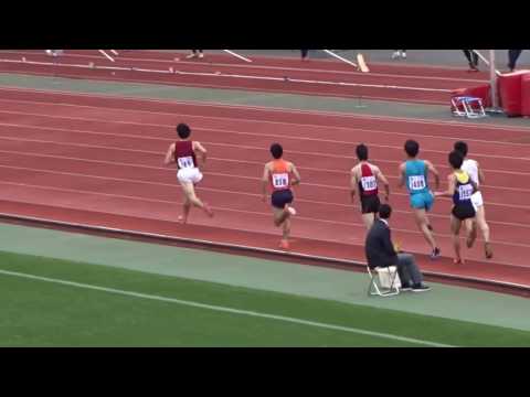 第81回京都学生陸上競技対校選手権大会　男子800ｍ予選3組