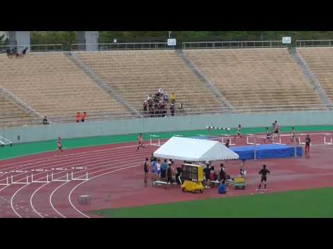 第51回全国高等専門学校体育大会陸上競技　男子400mH　タイムレース第1組　大会新記録　2016/8/24