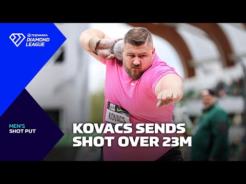 HUGE throw from Joe Kovacs sees him take his 4th Prefontaine Classic victory - Wanda Diamond League