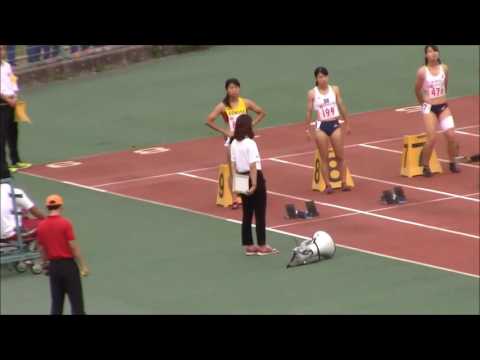 2016関西学生陸上競技種目別選手権大会　女子100ｍB決勝