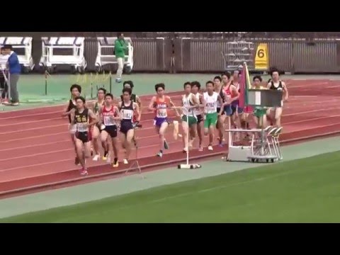 2016 第1回京都陸協記録会　男子1500ｍ4組
