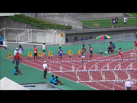 20170819 中国五県陸上競技大会 男子110mH決勝