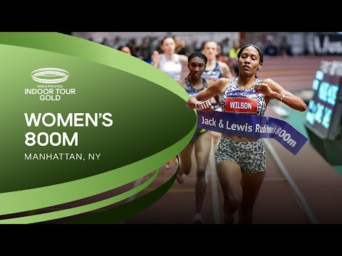 Ajee Wilson back with a bang at Millrose Games | World Indoor Tour Gold Manhattan 2022