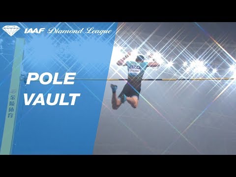 Renaud Lavillenie Wins Men&#039;s Pole Vault - IAAF Diamond League Shanghai 2018