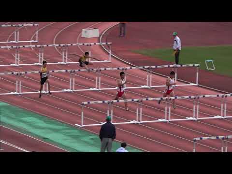 20180415090917県記録会中3高男110ｍJH安藤 勇太