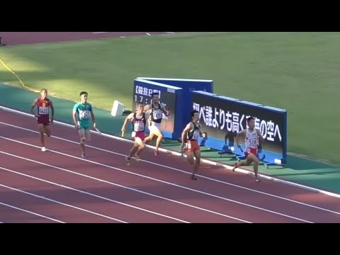 H30　三重インターハイ　男子4x400mR　決勝