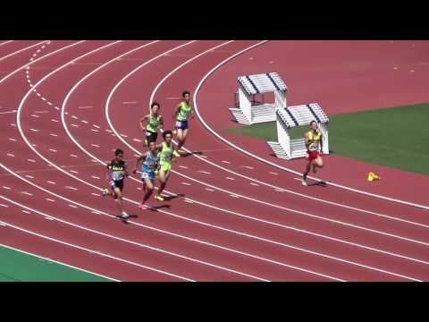 ２０１６年　陸上東海中学総体　男子４００ｍ予選～決勝