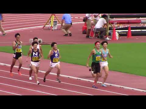 2019日本インカレ陸上 男子800m 予選1～7