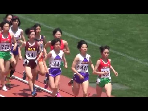 群馬県高校総体陸上2017 女子3000m決勝