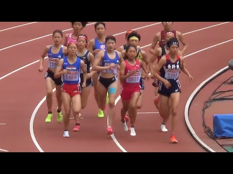 決勝 U20 女子1500m 日本選手権陸上2024