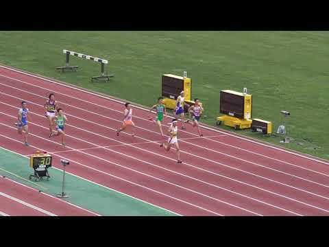 H30　千葉県高校総体　男子200m　予選1組