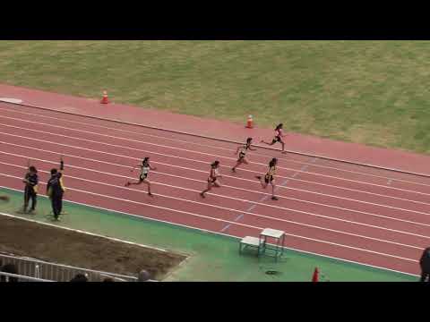 2018 第1回県記録会 中学女子100m16組