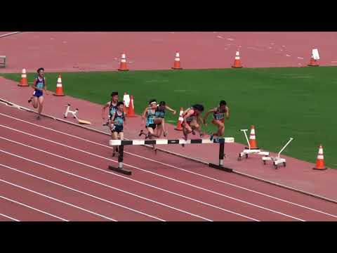 2018 茨城県高校総体陸上 男子3000mSC予選1組