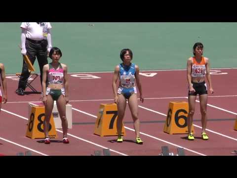 女子100mH準決勝2組　北関東 R01