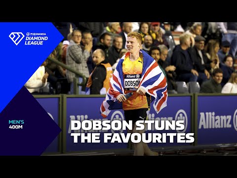 Charlie Dobson wins SENSATIONAL Diamond Trophy in Brussels 400m - Wanda Diamond League 2024