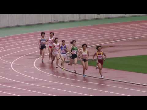 2017 東海学生陸上 女子800m 予選 4