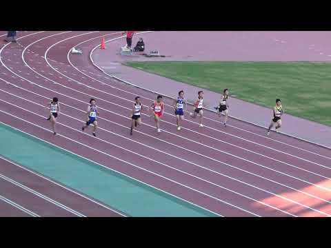 2019 第1回県記録会 中学男子100mタイムレース9組