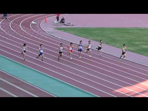 2019 第1回県記録会 中学男子100mタイムレース9組